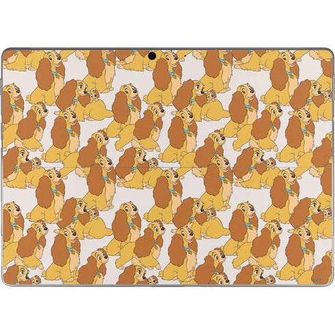 Disney Lady & The Tramp Lady Pattern Surface Pro 8 Skin